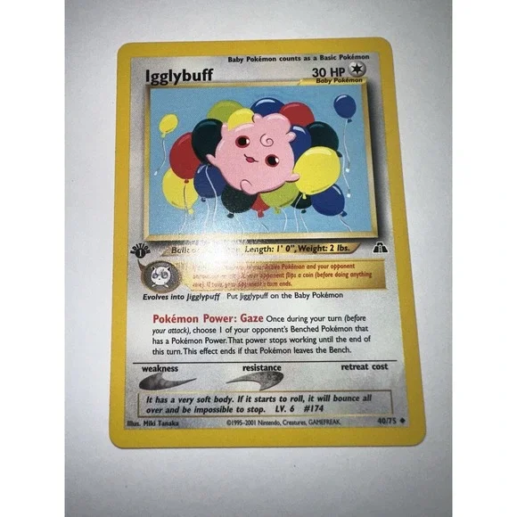 9 card vintage pokemon card lot 1st edition, bonsly, ereader magikarp, etc LP-NM